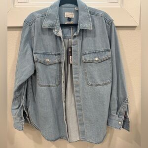 Oversized button down denim shirt - Universal Thread Blue Lightweight Women’s